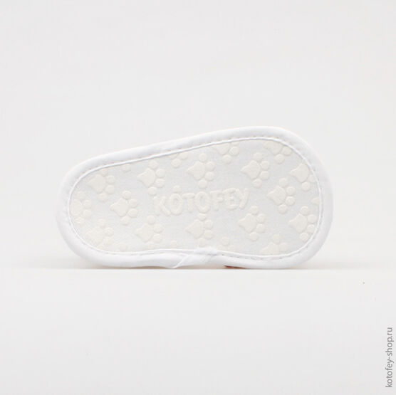 001022-11 Пинетки для девочки белый фото №3