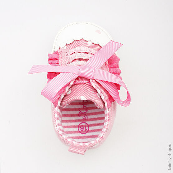 001028-11 Пинетки для девочки розовый фото №4