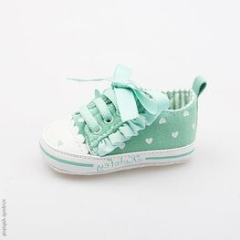 001028-12 Пинетки для девочки бирюзовый