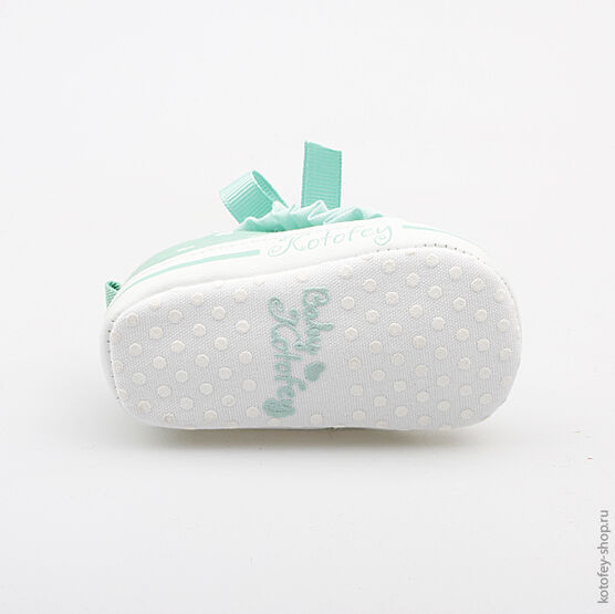 001028-12 Пинетки для девочки бирюзовый фото №3