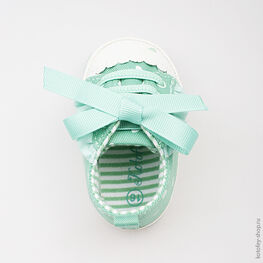 001028-12 Пинетки для девочки бирюзовый фото №4