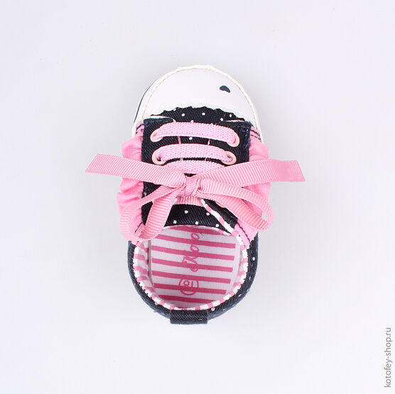 001028-13 Пинетки для девочки светло-синий фото №4