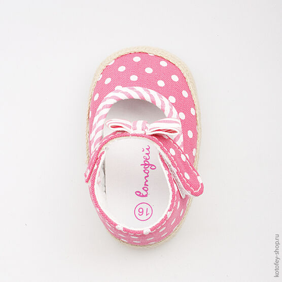001029-11 Пинетки для девочки розовый фото №4