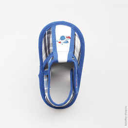 001033-11 Пинетки сандалии для мальчики светло-синий фото №4