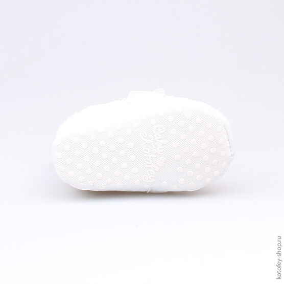 001038-11 Пинетки для девочки белый фото №3