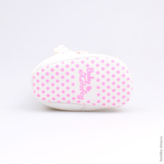 001039-11 Пинетки для девочки белый фото №3