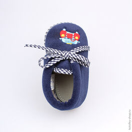 001042-11 Пинетки для мальчики светло-синий фото №4