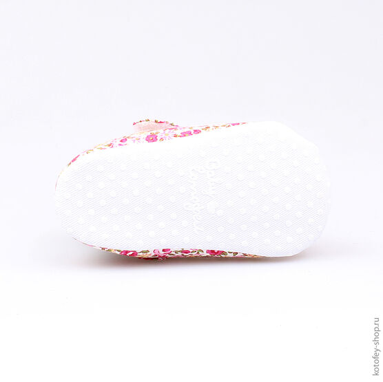 001048-12 Пинетки для девочки роз-бел фото №3