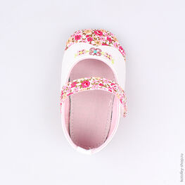 001048-12 Пинетки для девочки роз-бел фото №4