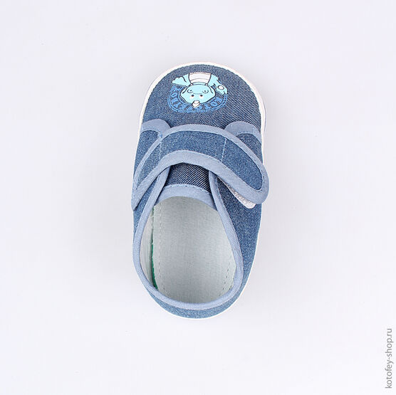 001050-11 Пинетки для мальчики голубой фото №4