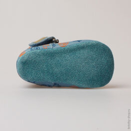 002027-22 Пинетки для мальчики голубой фото №3