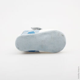 002030-21 Пинетки для мальчики гол-бел фото №3