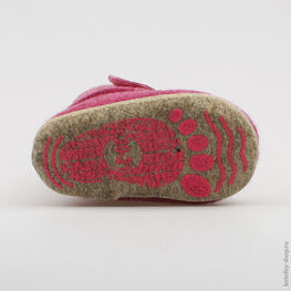 007009-41 Пинетки для девочки фуксия фото №3