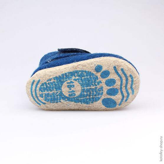 007009-46 Пинетки для мальчики светло-синий фото №3