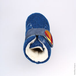 007009-46 Пинетки для мальчики светло-синий фото №4