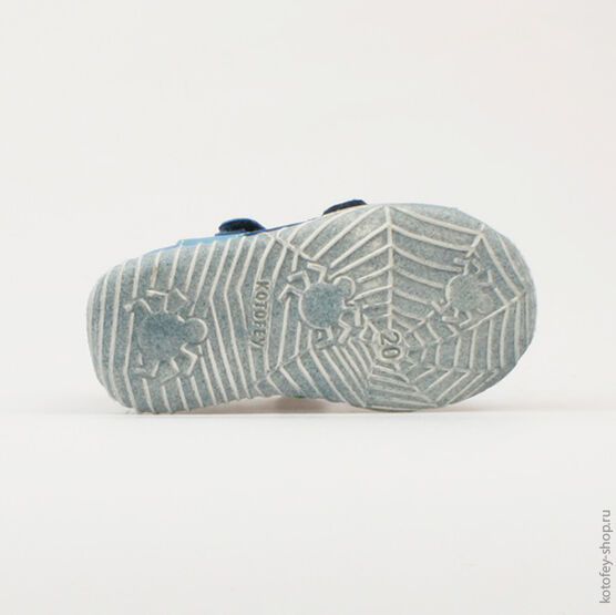 022000-29 Сандалии для мальчики светло-синий фото №3