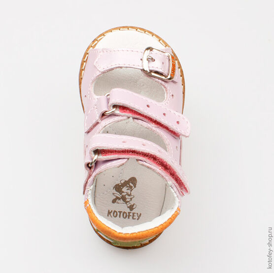 022018-21 Туфли летние для девочки розовый фото №4