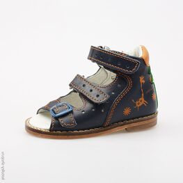 022018-28 Туфли летние для мальчики светло-синий