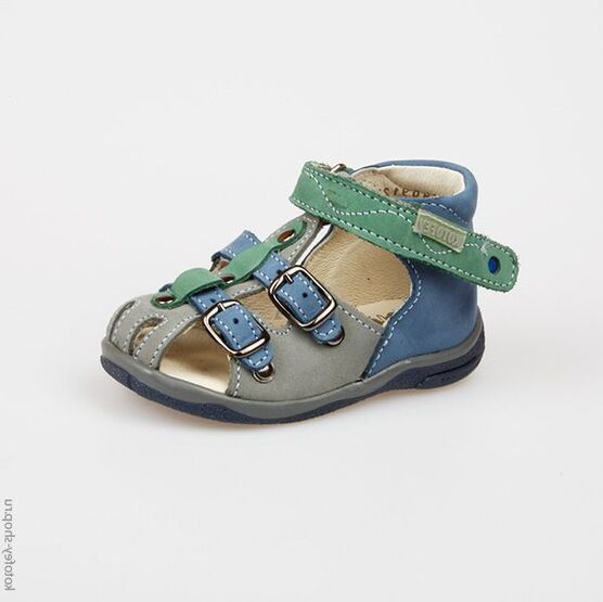 022025-24 Сандалии для мальчики син-сер