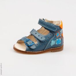 022041-29 Туфли летние для мальчики светло-синий