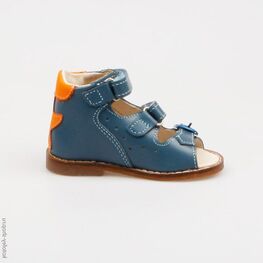 022041-29 Туфли летние для мальчики светло-синий фото №2