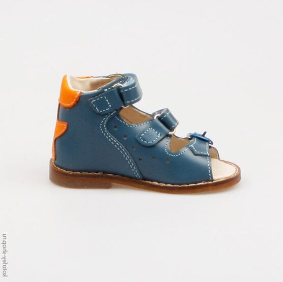 022041-29 Туфли летние для мальчики светло-синий фото №2