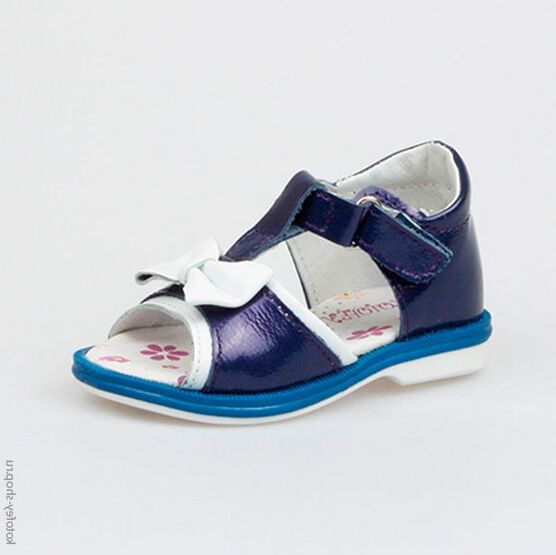 022042-23 Босоножки для девочки светло-синий