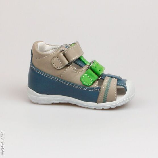 022044-22 Сандалии для мальчики сер-син фото №2