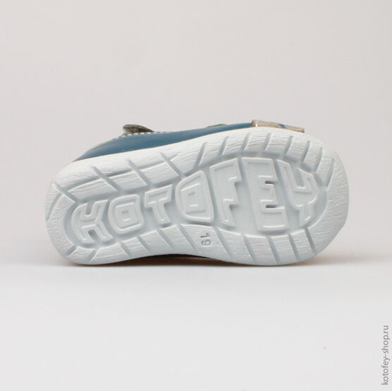 022044-22 Сандалии для мальчики сер-син фото №3