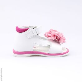 022046-21 Босоножки для девочки белый фото №2