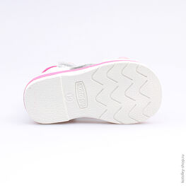 022046-21 Босоножки для девочки белый фото №3