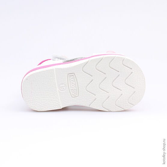 022046-21 Босоножки для девочки белый фото №3
