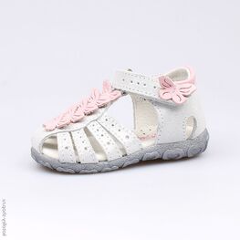 022047-23 Босоножки для девочки серебряный