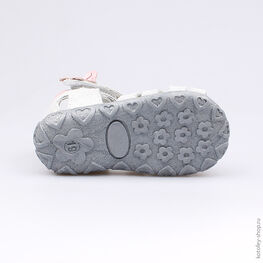 022047-23 Босоножки для девочки серебряный фото №3