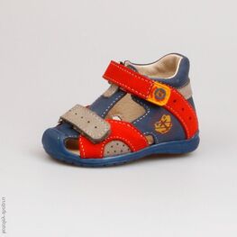 022049-21 Сандалии для мальчики син-кра