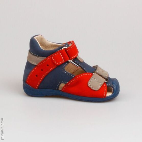022049-21 Сандалии для мальчики син-кра фото №2