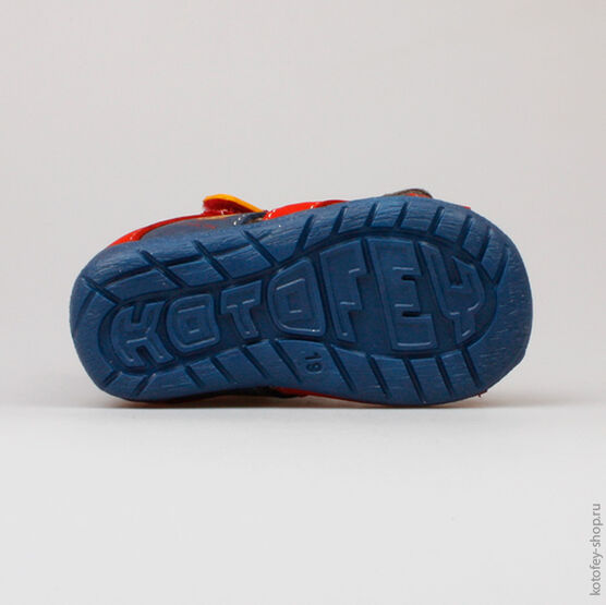 022049-21 Сандалии для мальчики син-кра фото №3