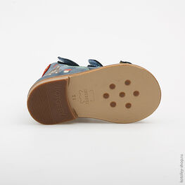 022055-22 Туфли летние для мальчики голубой фото №3