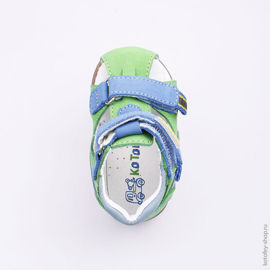 022059-22 Сандалии для мальчики зеленый фото №4