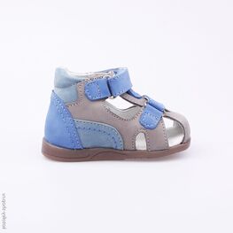 022059-23 Сандалии для мальчики сер-син фото №2