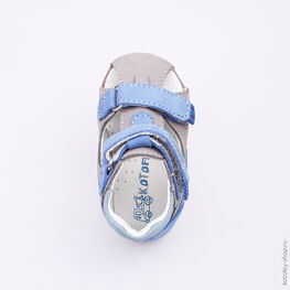 022059-23 Сандалии для мальчики сер-син фото №4