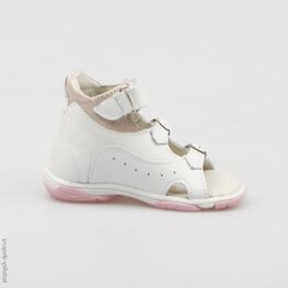 022061-21 Босоножки для девочки белый фото №2