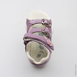 022061-23 Босоножки для девочки сиреневый фото №4