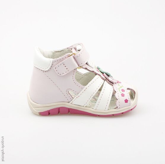 022064-22 Босоножки для девочки роз-бел фото №2