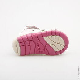 022064-22 Босоножки для девочки роз-бел фото №3