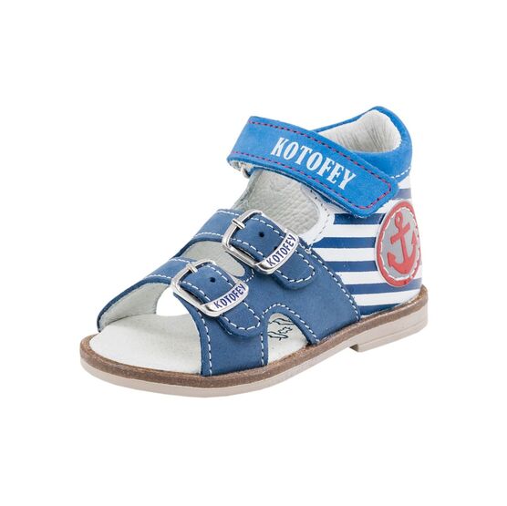 022066-21 Туфли летние для мальчики светло-синий