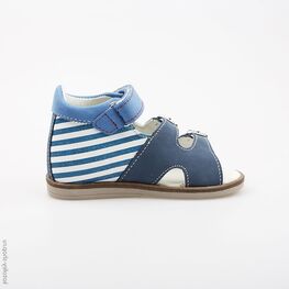 022066-21 Туфли летние для мальчики светло-синий фото №2