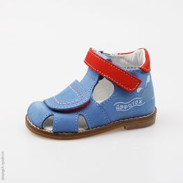 022070-21 Туфли летние для мальчики син-кра