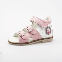 022071-21 Туфли летние для девочки роз-бел