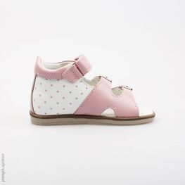 022071-21 Туфли летние для девочки роз-бел фото №2